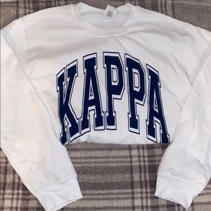 White Kappa Crewneck
